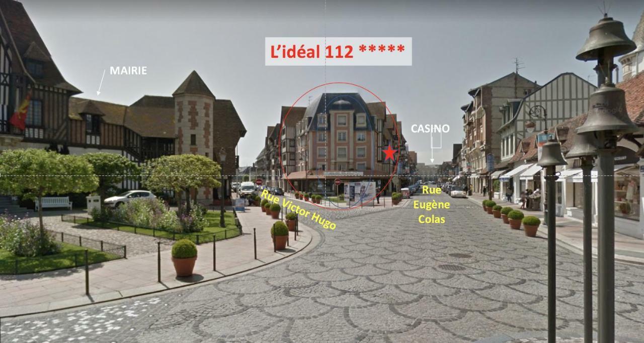 L'Ideal 112 - 85M2, 2 Chambres, Parking & Cabine De Plage Deauville Esterno foto